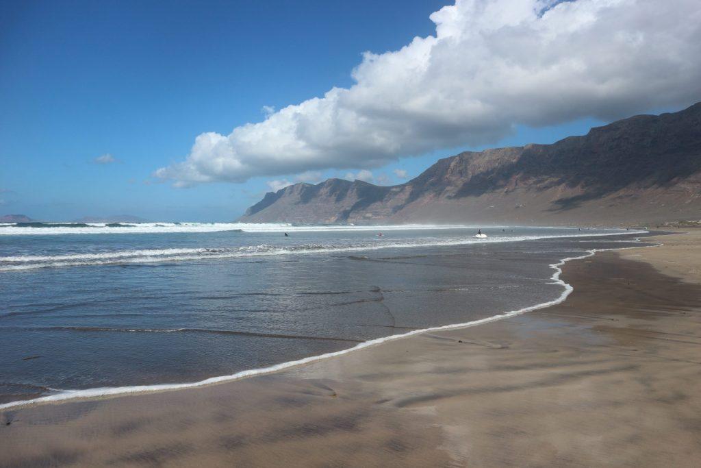 Playa de Famara à Lanzarote