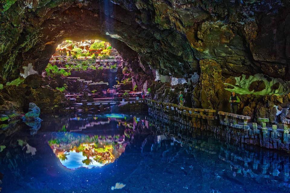 Jameos del Agua lac salé
